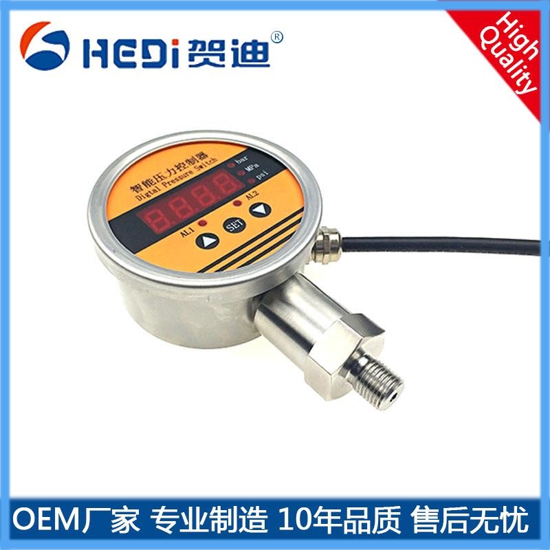 HDK104通用型智能壓力控制器4位數(shù)碼管顯示用于流體介質(zhì)的壓力進(jìn)行現(xiàn)場(chǎng)測(cè)量、顯示與控制